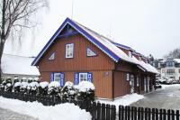 Apartments in Nida for 6-8 guests with sauna, private garden by the yachtclub