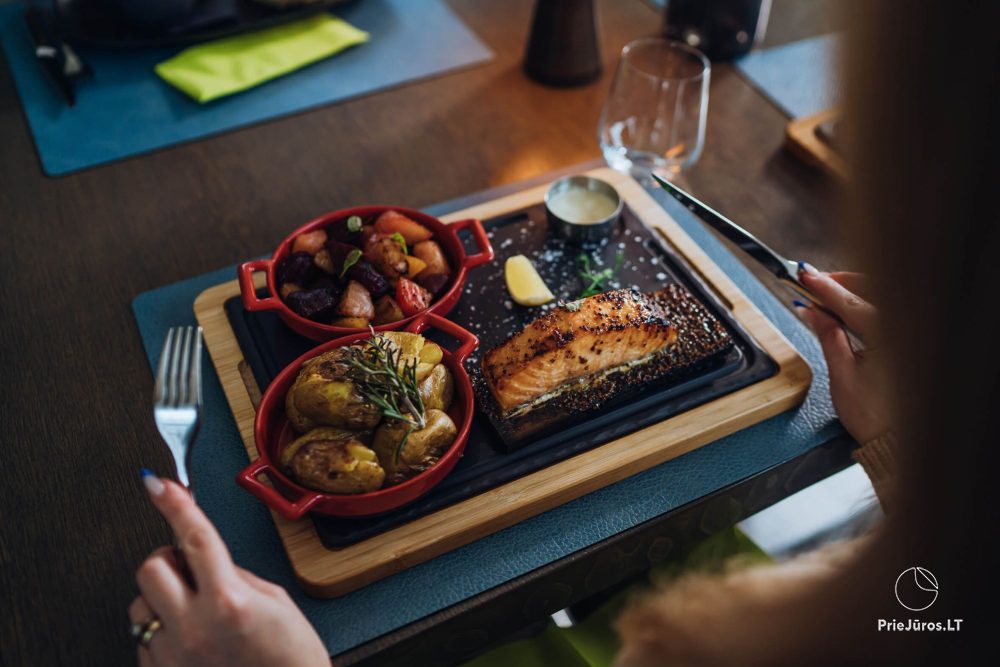 Restaurant "MEAT Steak House" in Hotel "Gabija" in Palanga
