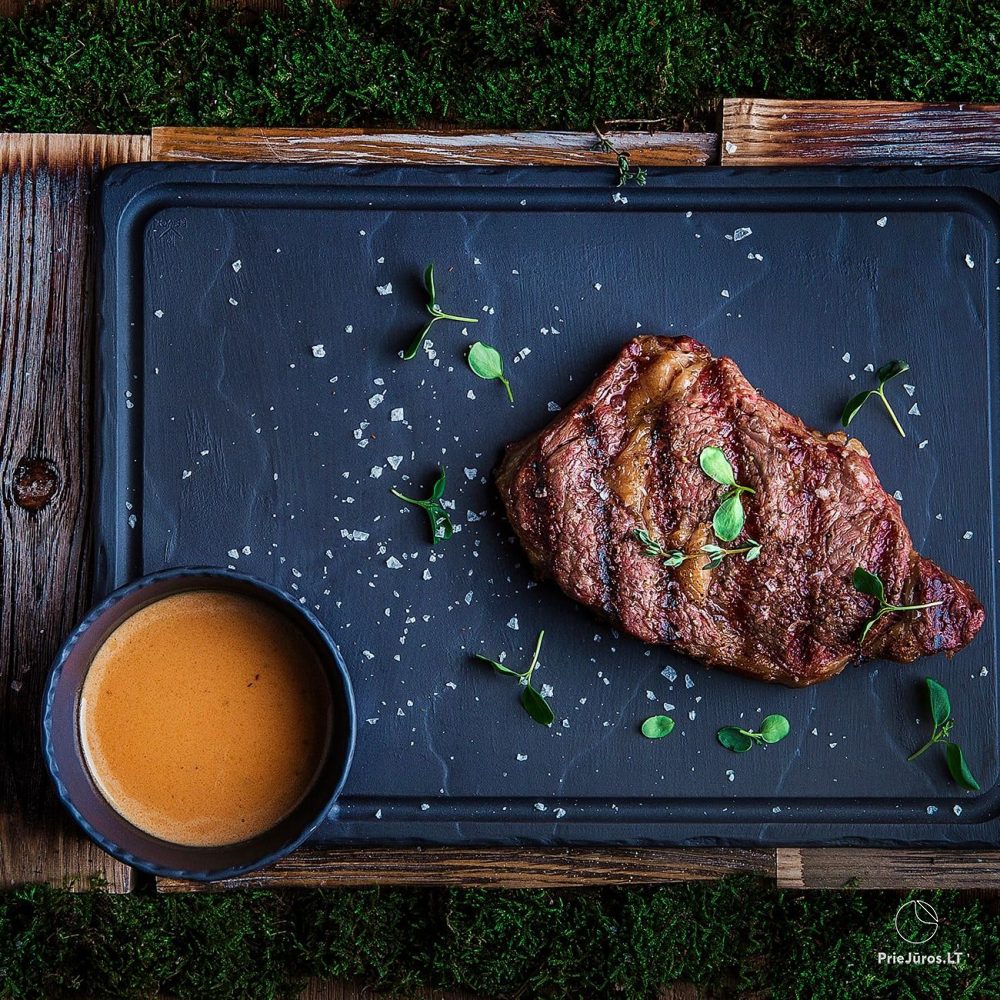 Restaurant "MEAT Steak House" in Hotel "Gabija" in Palanga