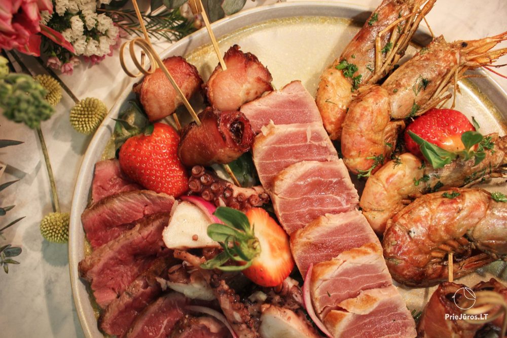 Birthdays, weddings, banquets and other  celebrations in restaurant Meridian, in Klaipėda, Lithuania!