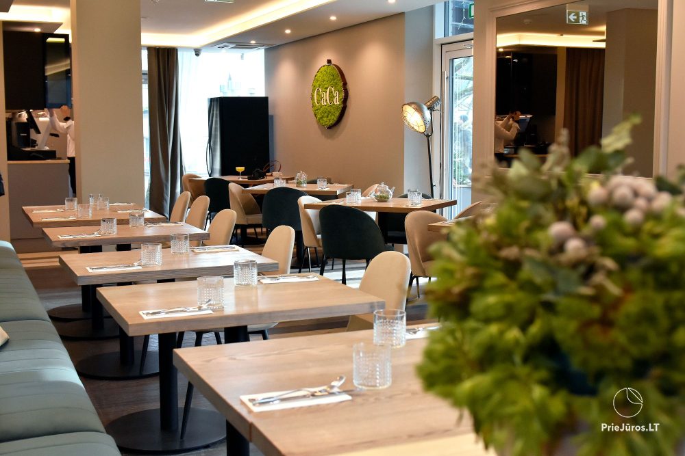 Restaurant "Poko Pasta & Salad" in a hotel "Grand Baltic Dunes" in Palanga