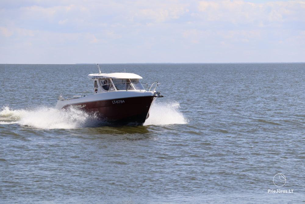 Ship rental in Nida. The newest design ship GRESA