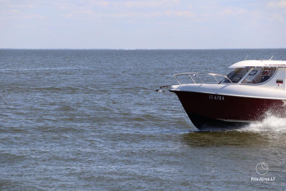 Ship rental in Nida. The newest design ship GRESA