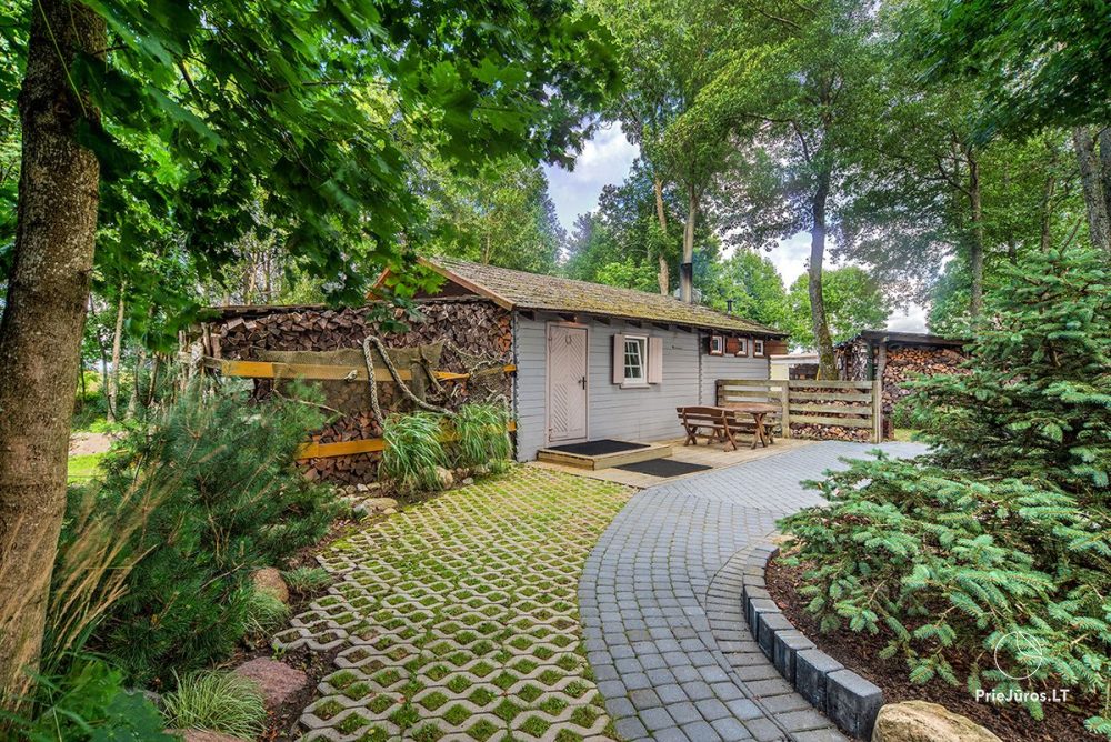Bathhouse in holiday homes - camping "Olandų kepurė" in Karkle
