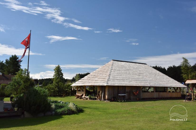 Cafe for feasts Jurgi in Pape 200 to the sea, 300 m to the lake - 1