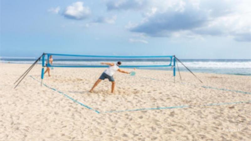 Beach tennis courts and inventory rental in Palanga