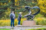 Eglė and the Serpent Statue in Palanga - 3