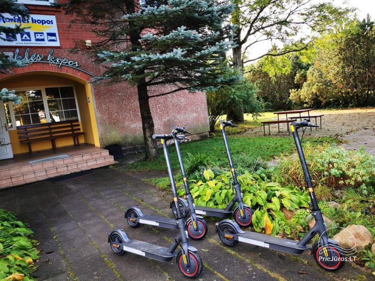 Bicycle and electric scooters for rent in Karklė Karklės kopos