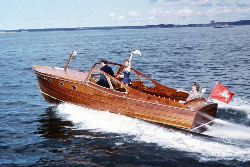 Boating from Nida to Mingė village, Nemunas delta