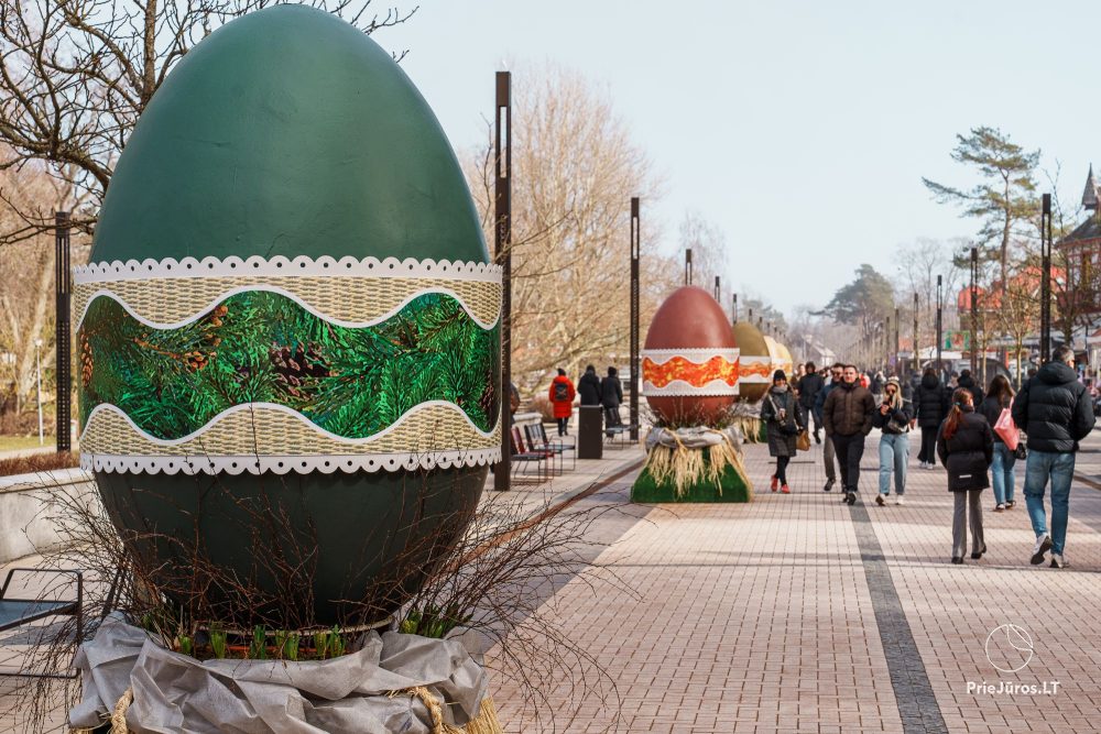 Easter in Palanga. Easter-egg Alley 2026 - 1