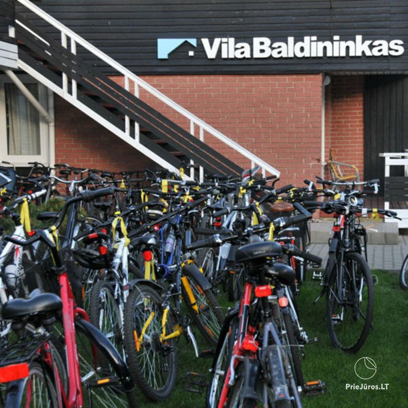 Bicycle rental in Pervalka Vila Baldininkas