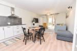 One room apartment with terrace and a separate entrance from the yard(1A)