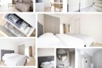 Cream cottage apartments on the second floor with a balcony for 4 people. 40 sq m. - 1