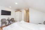 No. 11 Two connecting rooms (there is no door between the rooms) with one double and one single bed, with a separate bathroom, air conditioning and a balcony in the attic. - 2