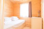 Two-bedroom wooden cottages. Off-season – from 115 to 121 Eur / day. In-season – from 133 to 139 Eur / day.