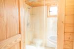 Two-bedroom wooden cottages. Off-season – from 115 to 121 Eur / day. In-season – from 133 to 139 Eur / day.