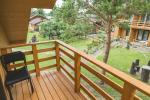 Apartments in the building. Off-season – from 100 to 105 EUR per day. High season – from 116 to 121 EUR per day.